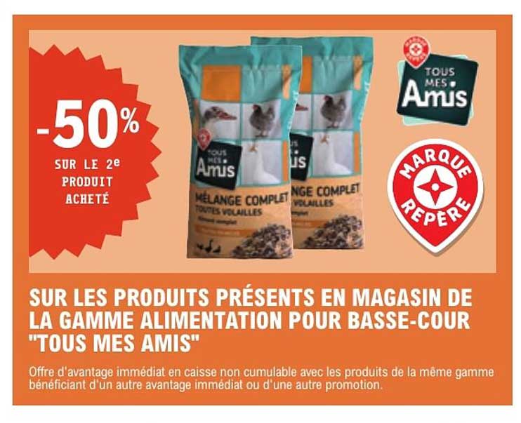 -50% SUR LE 2e PRODUIT ACHETÉ