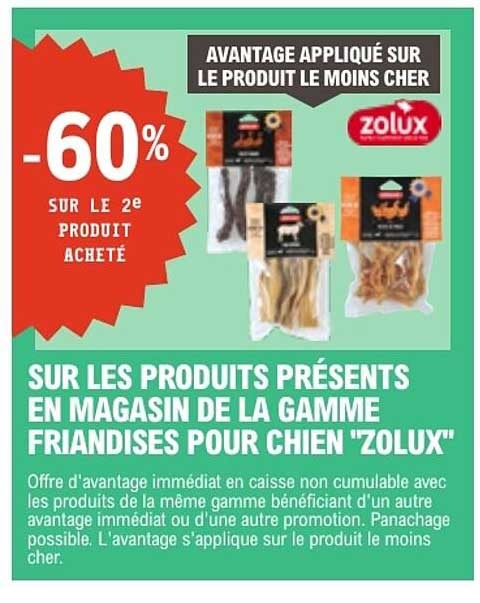 -60% SUR LE 2e PRODUIT ACHETÉ