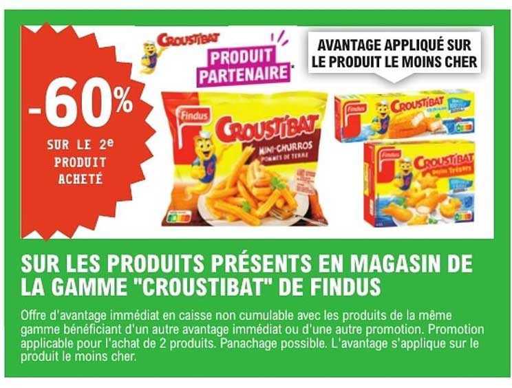 -60% SUR LE 2e PRODUIT ACHETÉ