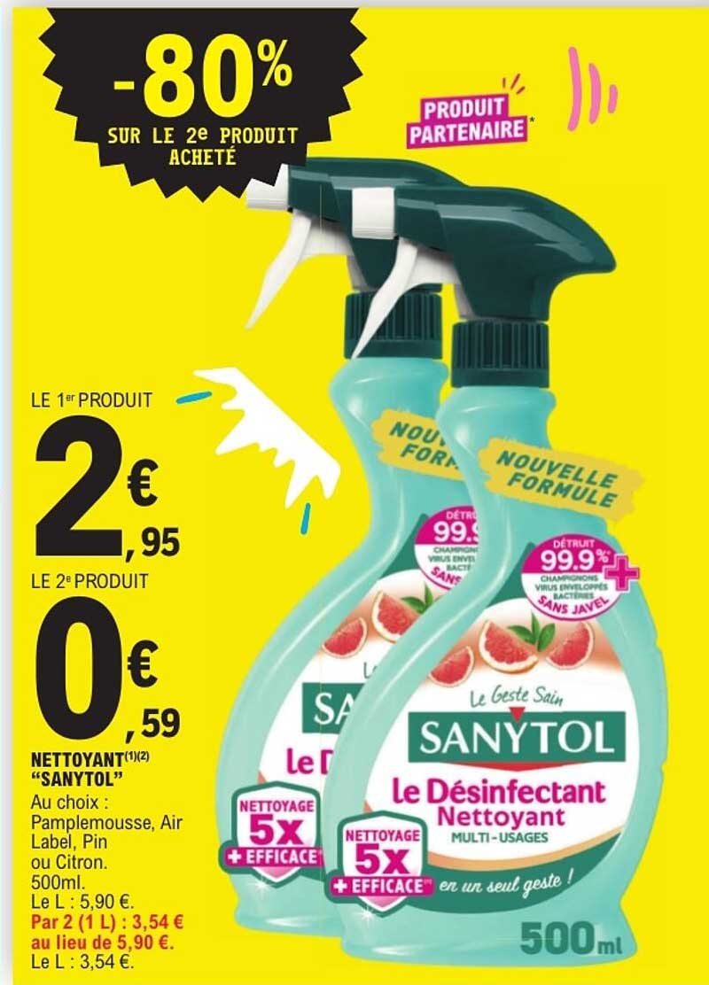 -80% SUR LE 2e PRODUIT ACHETÉ