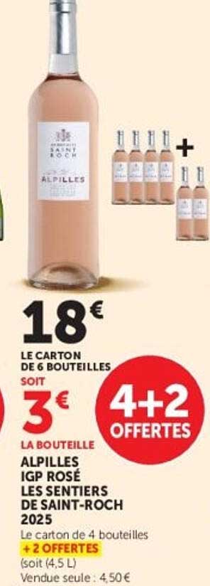 ALPILLES IGP ROSÉ LES SENTIERS DE SAINT-ROCH 2025