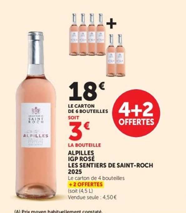 ALPILLES IGP ROSÉ LES SENTIERS DE SAINT-ROCH 2025