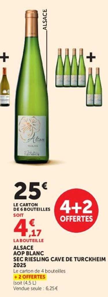 ALSACE AOP BLANC SEC RIESLING CAVE DE TURCKHEIM 2025