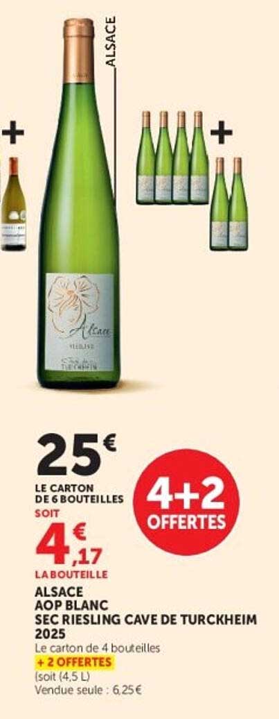 ALSACE AOP BLANC SEC RIESLING CAVE DE TURCKHEIM 2025