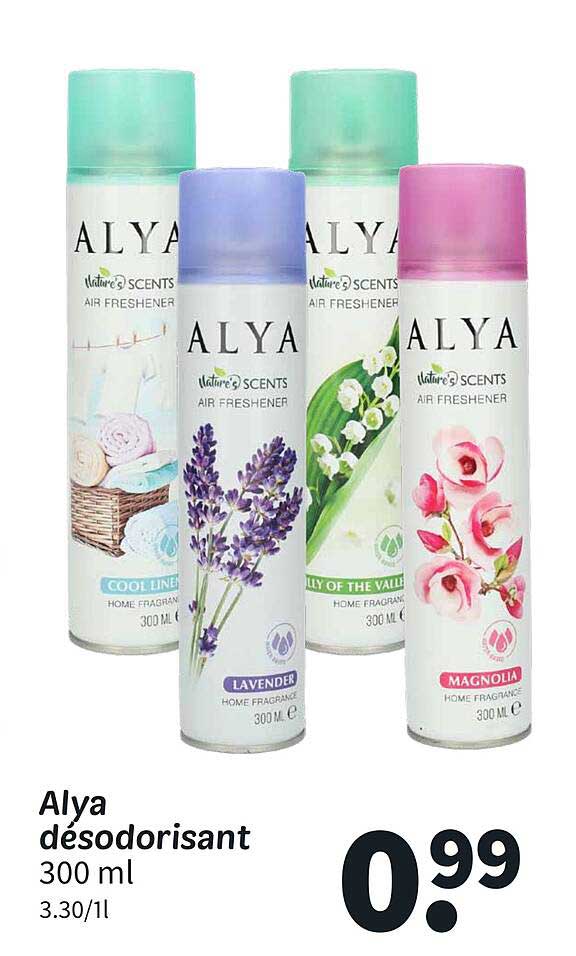 Alya désodorisant 300 ml