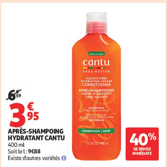 APRÈS-SHAMPOING HYDRATANT CANTU