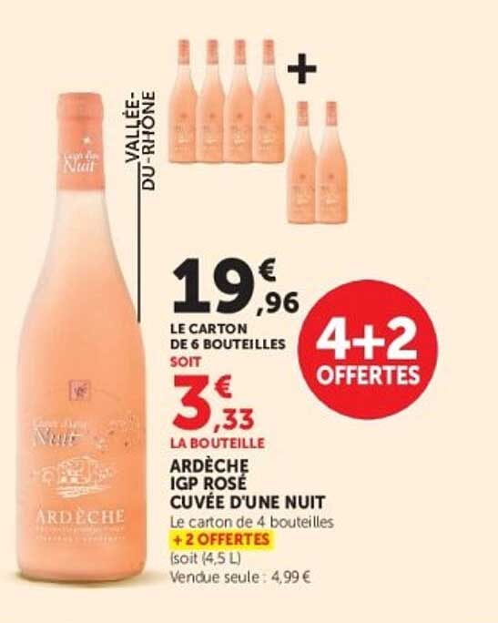 ARDÈCHE IGP ROSÉ CUVÉE D'UNE NUIT