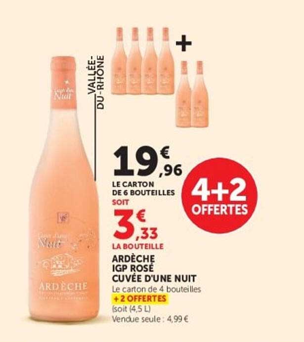 ARDÈCHE IGP ROSÉ CUVÉE D'UNE NUIT