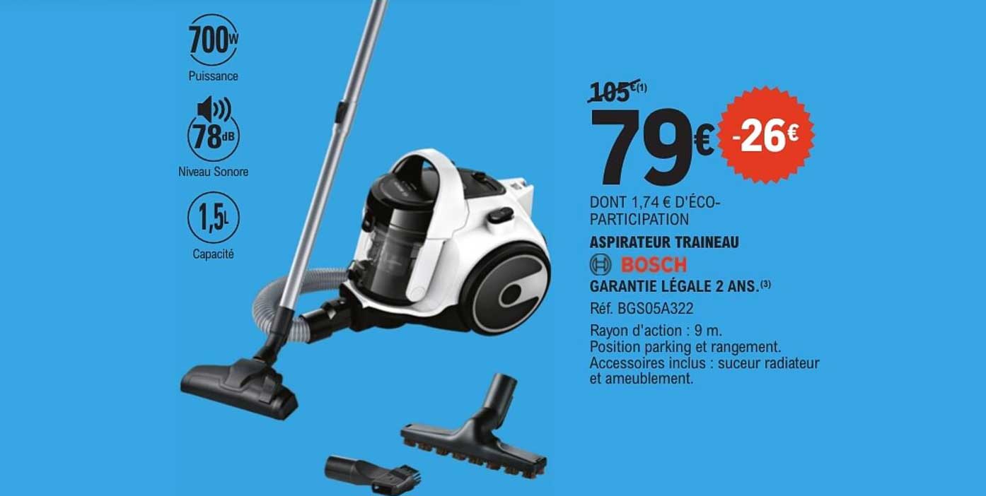 ASPIRATEUR TRAINEAU BOSCH