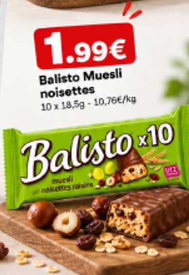 Balisto Muesli noisettes
