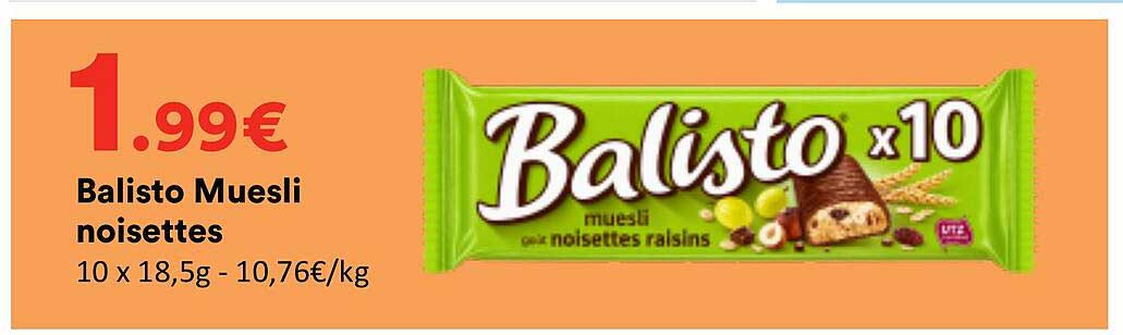 Balisto Muesli noisettes