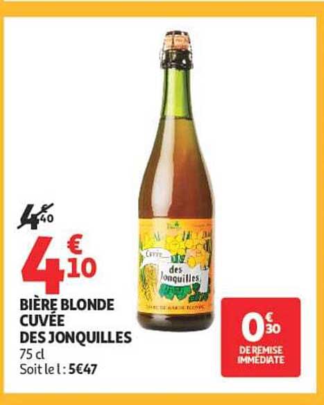 BIÈRE BLONDE CUVÉE DES JONQUILLES