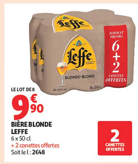 BIÈRE BLONDE LEFFE