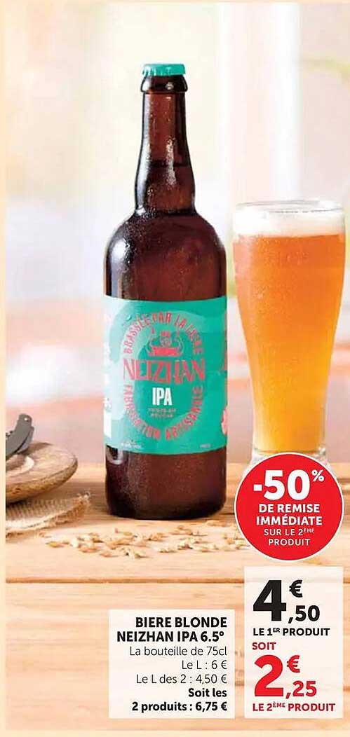 BIERE BLONDE NEIZHAN IPA 6.5°