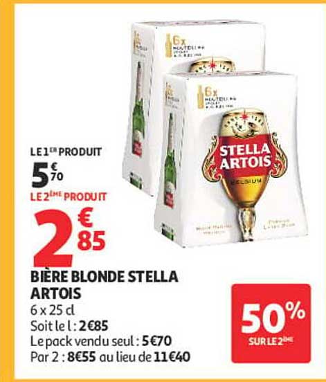 BIÈRE BLONDE STELLA ARTOIS