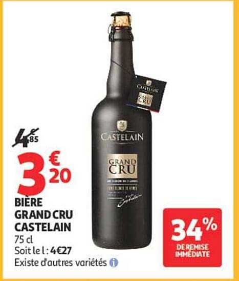 BIÈRE GRAND CRU CASTELAIN 75 cl