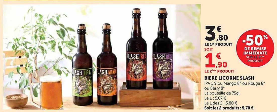 BIERE LICORNE SLASH