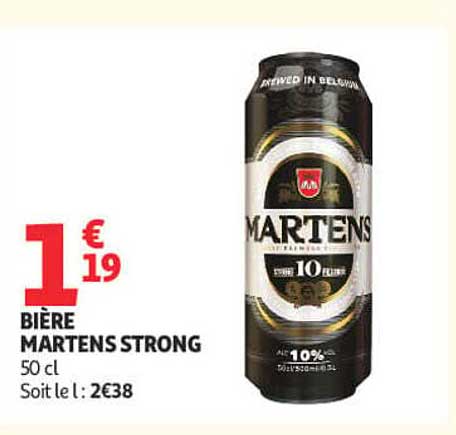 BIÈRE MARTENS STRONG 50 cl