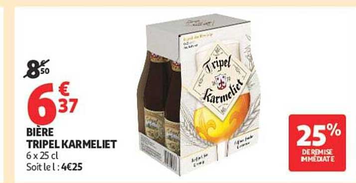 BIERE TRIPEL KARMELIET 6 x 25 cl