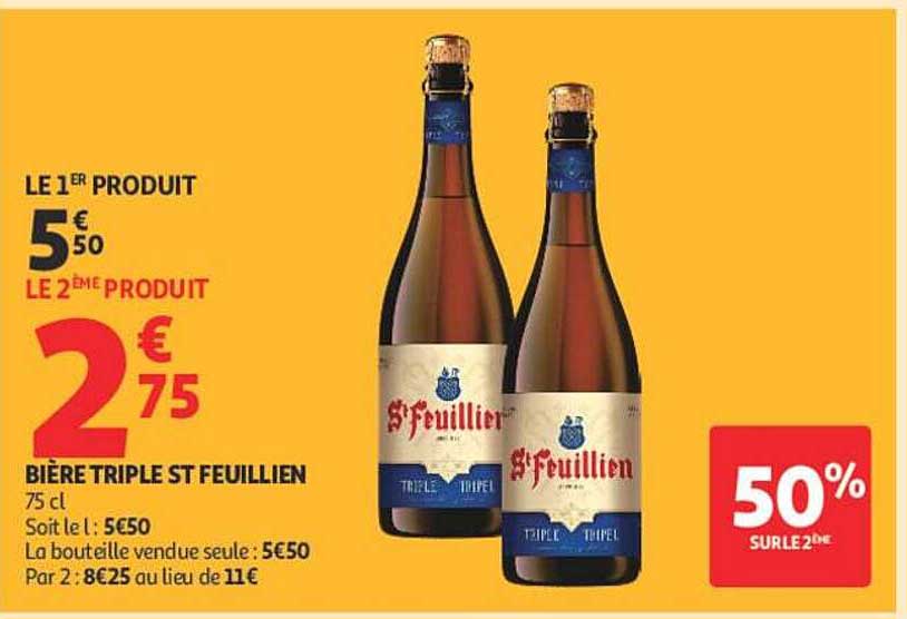 BIÈRE TRIPLE ST FEUILLIEN