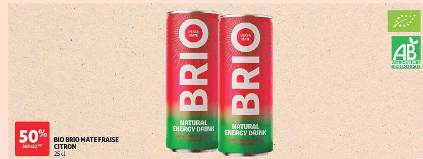 BIO BRIOMATE FRAISE CITRON