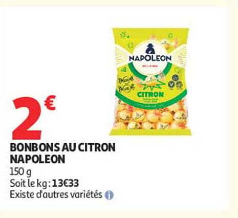 BONBONS AU CITRON NAPOLEON