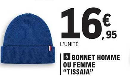 BONNET HOMME OU FEMME "TISSAIA"