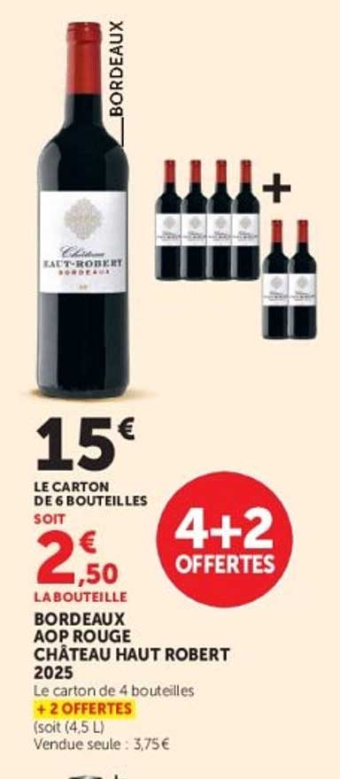 BORDEAUX AOP ROUGE CHÂTEAU HAUT ROBERT 2025