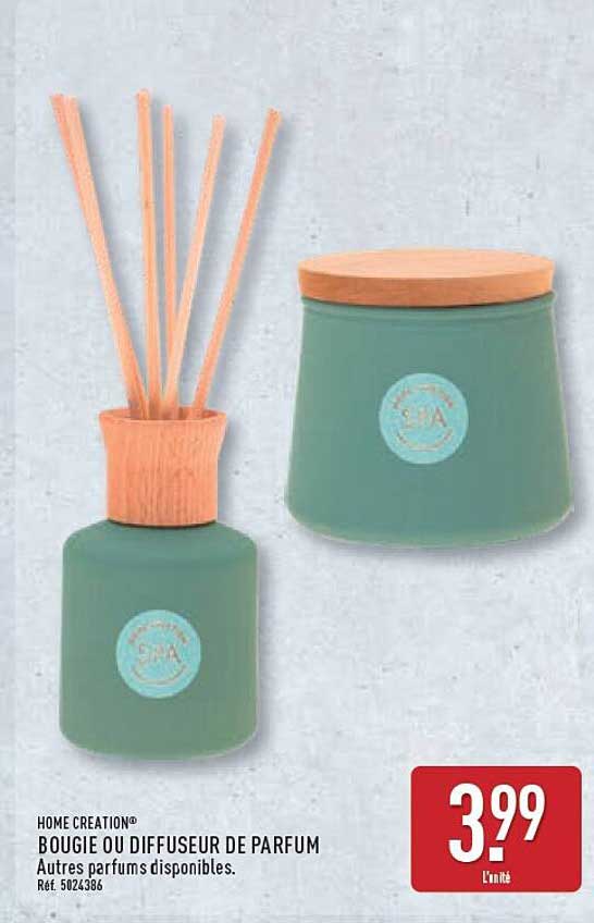 BOUGIE OU DIFFUSEUR DE PARFUM