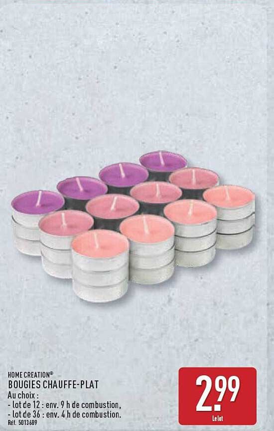 BOUGIES CHAUFFE-PLAT