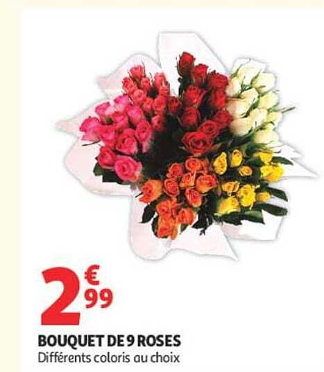 BOUQUET DE 9 ROSES
