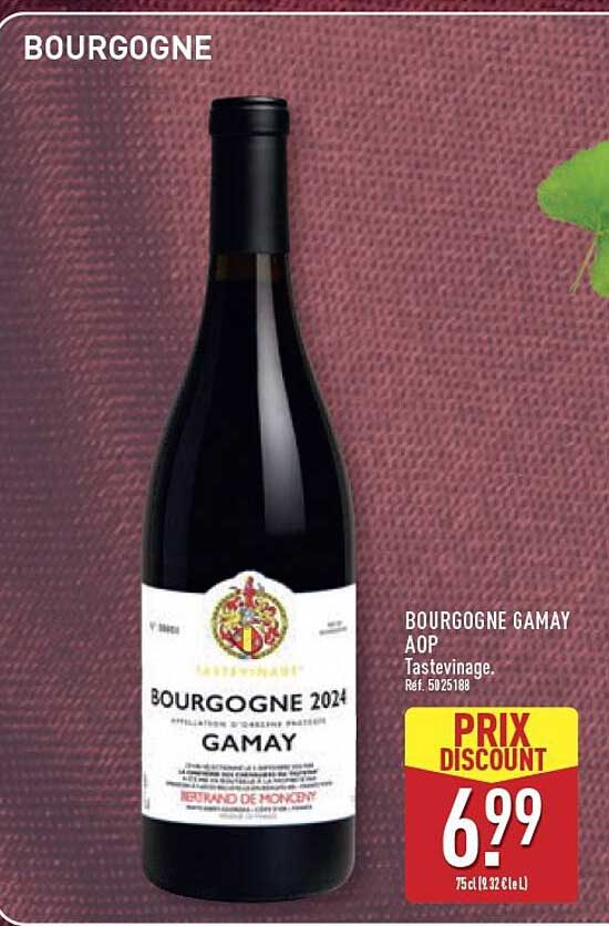 BOURGOGNE GAMAY AOP Tastevinage. Réf. 5025188