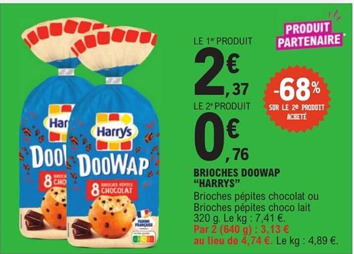 BRIOCHES DOOWAP “HARRYS”