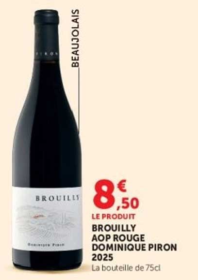BROUILLY AOP ROUGE DOMINIQUE PIRON 2025