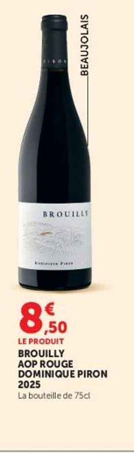 BROUILLY AOP ROUGE DOMINIQUE PIRON 2025