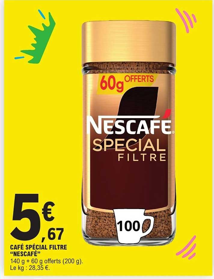 CAFÉ SPÉCIAL FILTRE “NESCAFÉ”