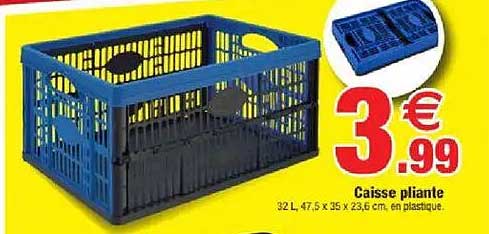 Caisse pliante