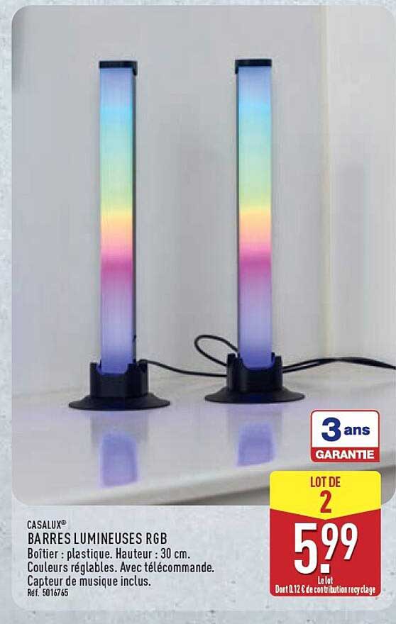 CASALUX® BARRES LUMINEUSES RGB