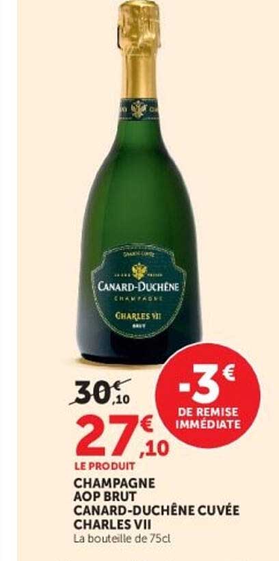 CHAMPAGNE AOP BRUT CANARD-DUCHÊNE CUVÉE CHARLES VII