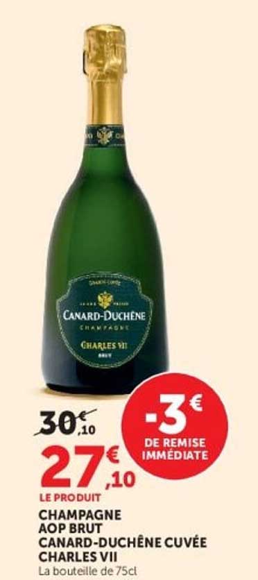 CHAMPAGNE AOP BRUT CANARD-DUCHÊNE CUVÉE CHARLES VII