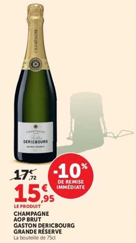CHAMPAGNE AOP BRUT GASTON DERICBOURG GRANDE RÉSERVE