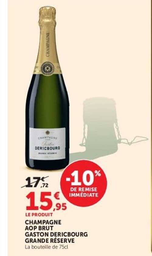 CHAMPAGNE AOP BRUT GASTON DERICBOURG GRANDE RÉSERVE