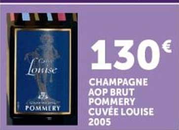 CHAMPAGNE AOP BRUT POMMERY CUVEE LOUISE 2005
