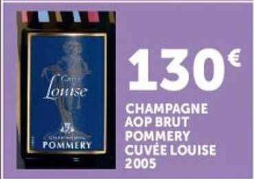 CHAMPAGNE AOP BRUT POMMERY CUVÉE LOUISE 2005