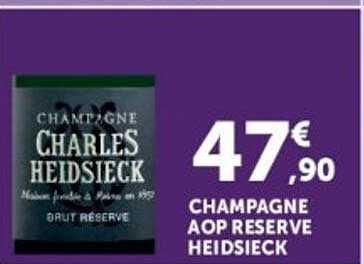 CHAMPAGNE AOP RESERVE HEIDSIECK