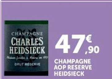 CHAMPAGNE CHARLES HEIDSIECK