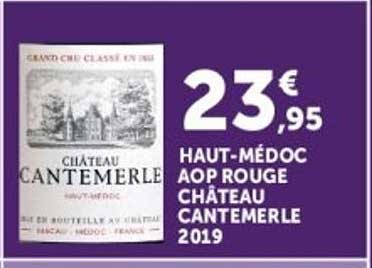 CHÂTEAU CANTEMERLE 2019