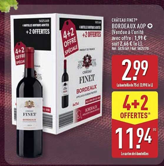 CHÂTEAU FINET BORDEAUX AOP
