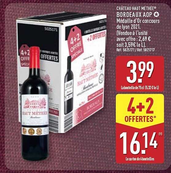CHÂTEAU HAUT MÉTHÉE® BORDEAUX AOP