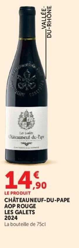 CHÂTEAUNEUF-DU-PAPE AOP ROUGE LES GALETS 2024